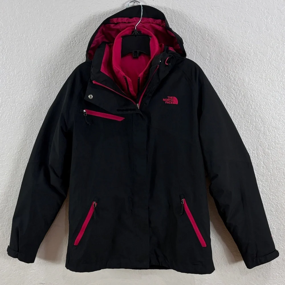 The North Face,Size L,Women's Black and Pink Jacket - Picture 1 of 17